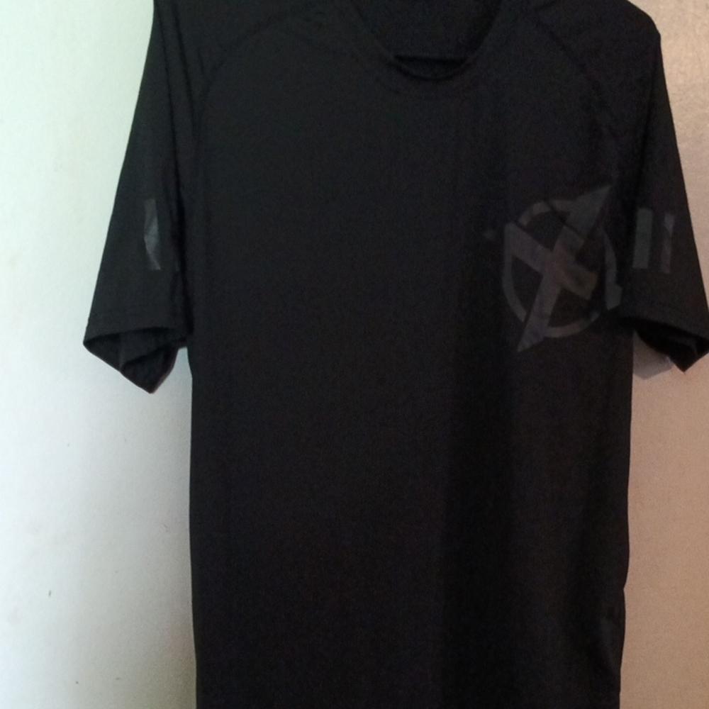 Redox Black Short Sleeve Tee with Subtle Graphic Design